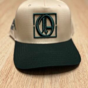 Cream 5 Panel SnapBack